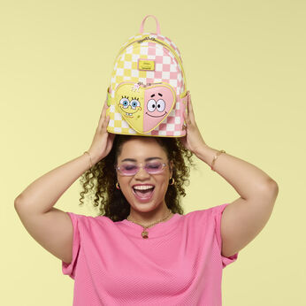 SpongeBob SquarePants & Patrick Star Checkered Mini Backpack LFlifestyle1 view 2